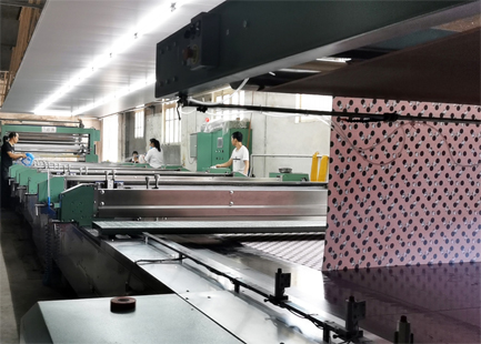 fire retardant printing knitted fabric